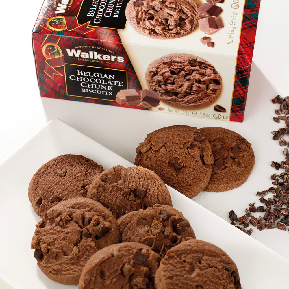 Walkers Biscuits mit belgischer Schokolade