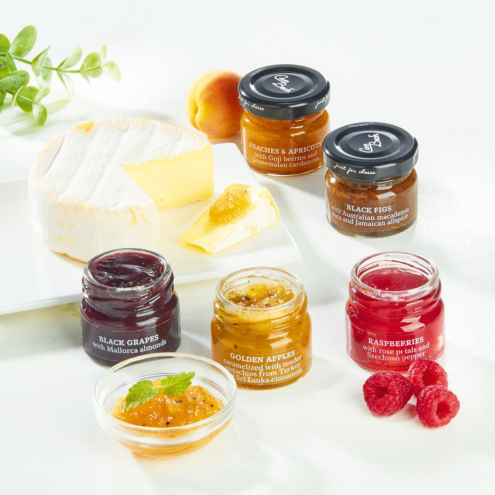 Just for Cheese Spezielle Marmeladen für Käse 5er-Set