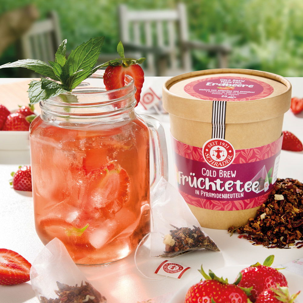 Schrader Cold Brew Mocktail Erdbeere