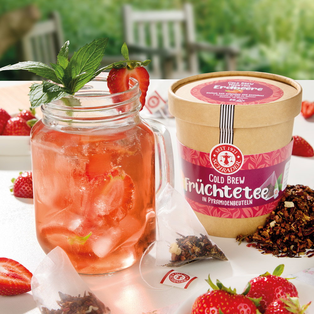 Schrader Cold Brew Mocktail Erdbeere