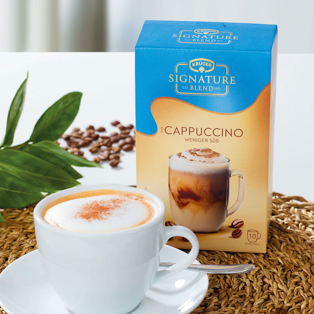 Krüger Signature Blend Cappuccino, weniger süß