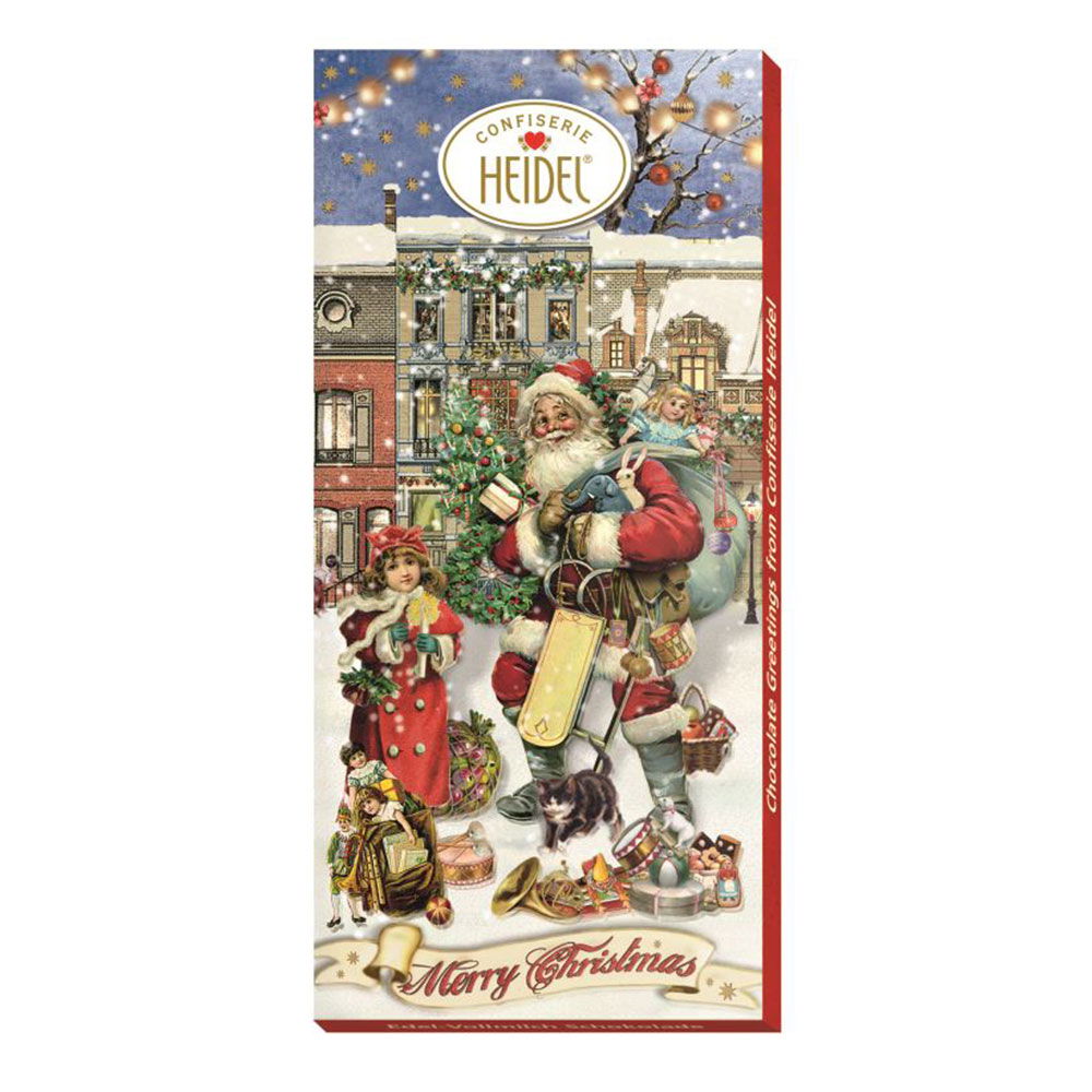 Heidel Schokolade Weihnachts-Nostalgie 3D Schoko-Grüße