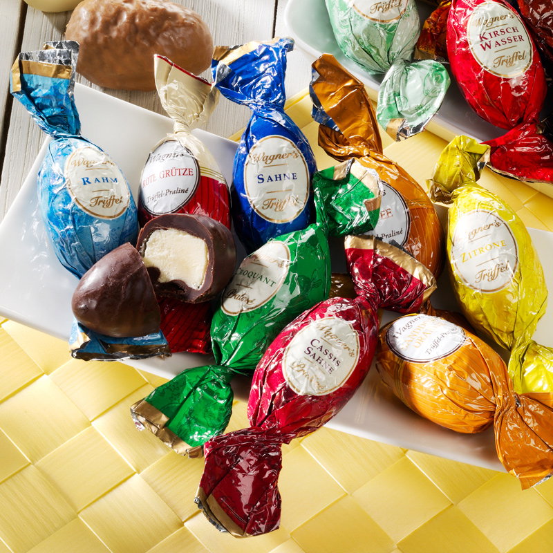 Trüffel Pralinen Eier, ohne Alkohol