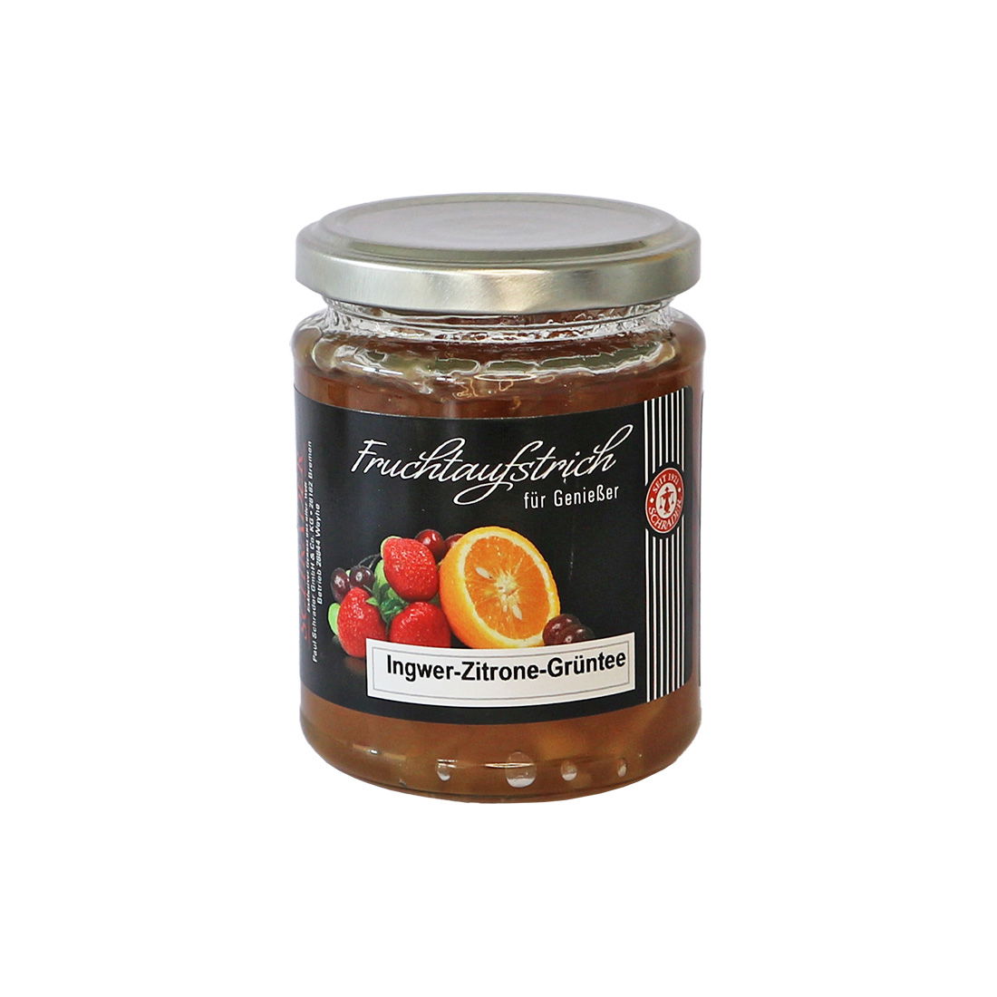 Schrader Fruchtaufstrich Ingwer-Zitrone-Grüntee