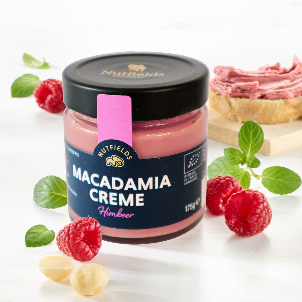 Macadamia-Himbeercreme Bio