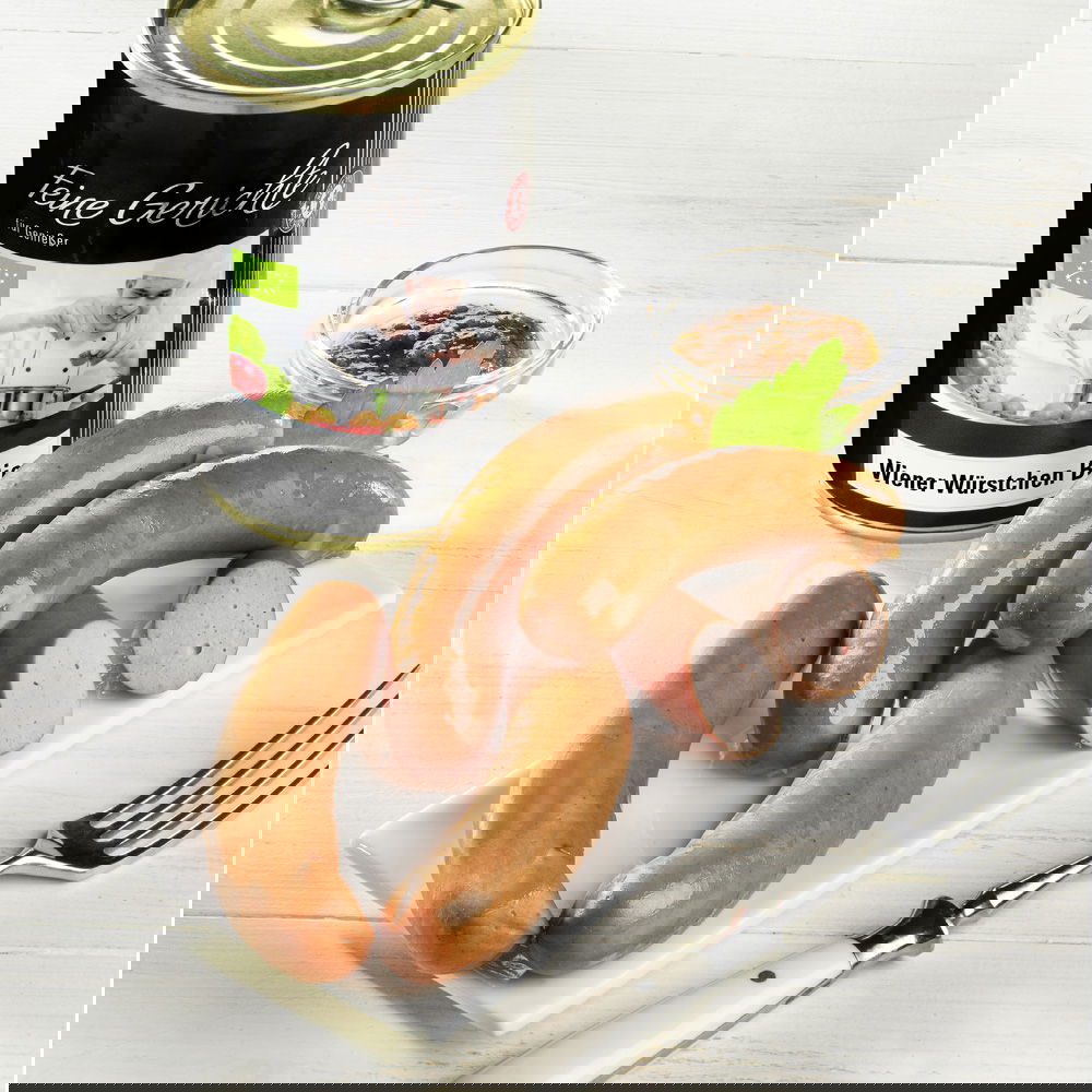 Schrader Wiener Würstchen vom Bunten Bentheimer Schwein Bio