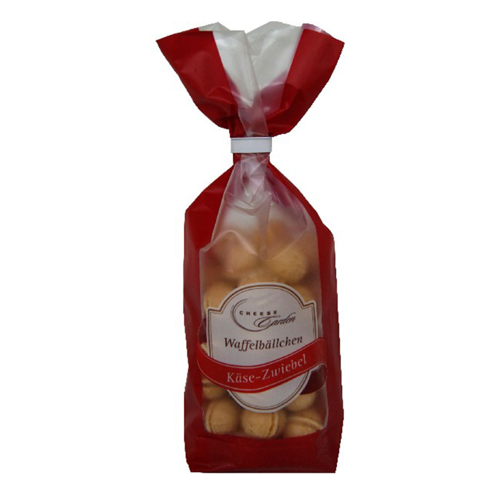 Waffelbällchen Käse-Zwiebel