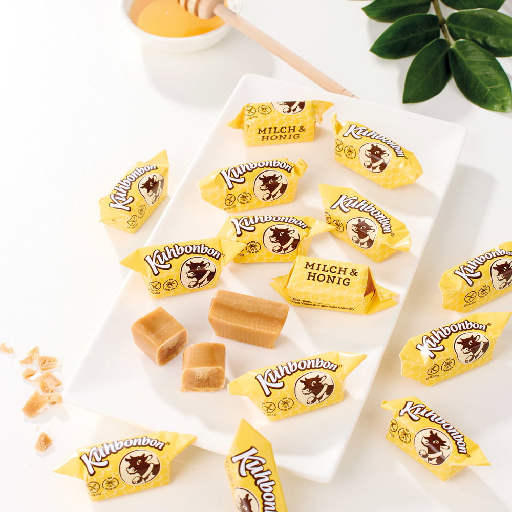 Kuhbonbons Milch und Honig
