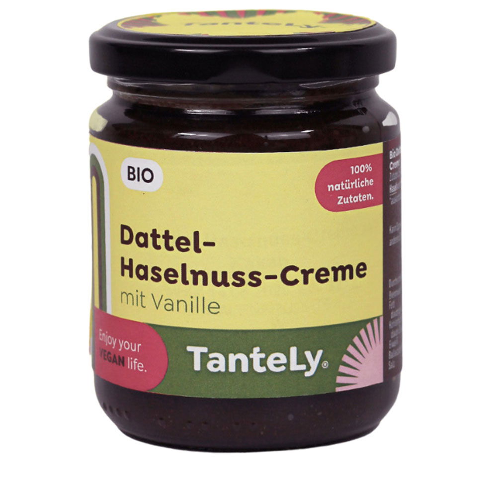 TanteLy Dattel-Haselnuss-Creme mit Vanille Bio