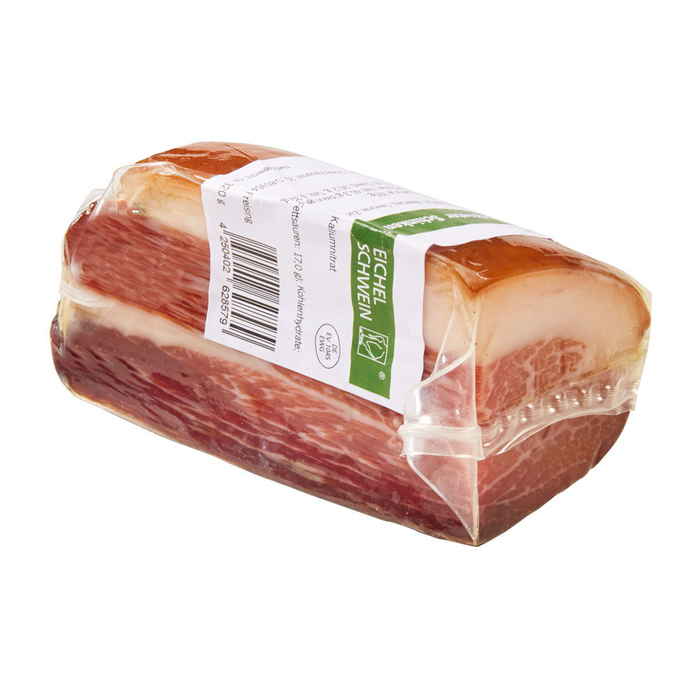 Luftgetrockneter Schinken vom Eichelschwein, im Stück