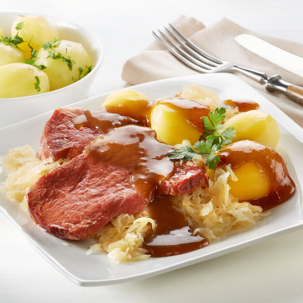 Dürrröhrsdorfer Kasslerbraten in Sauce