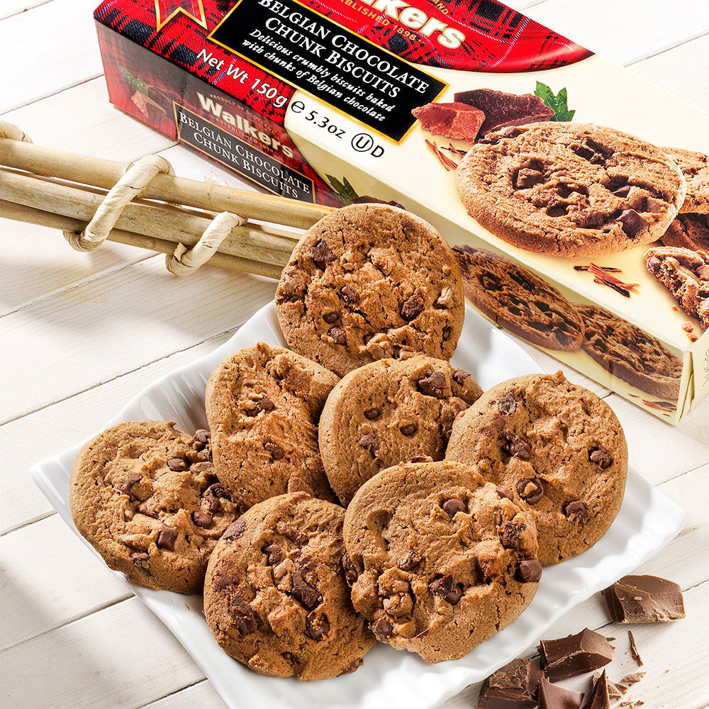 Walkers Biscuits mit belgischer Schokolade