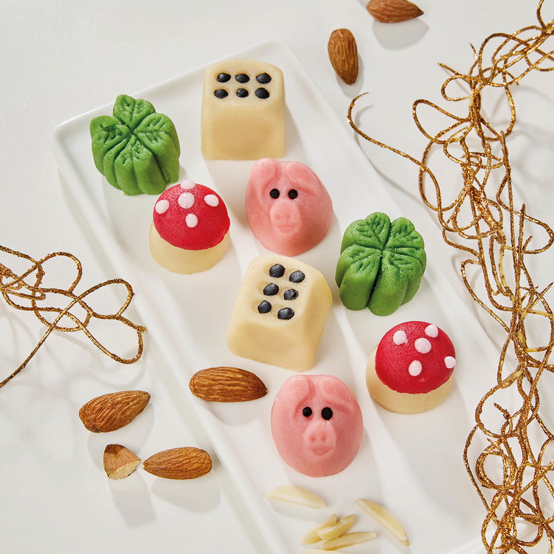 Marzipan-Glücksstange