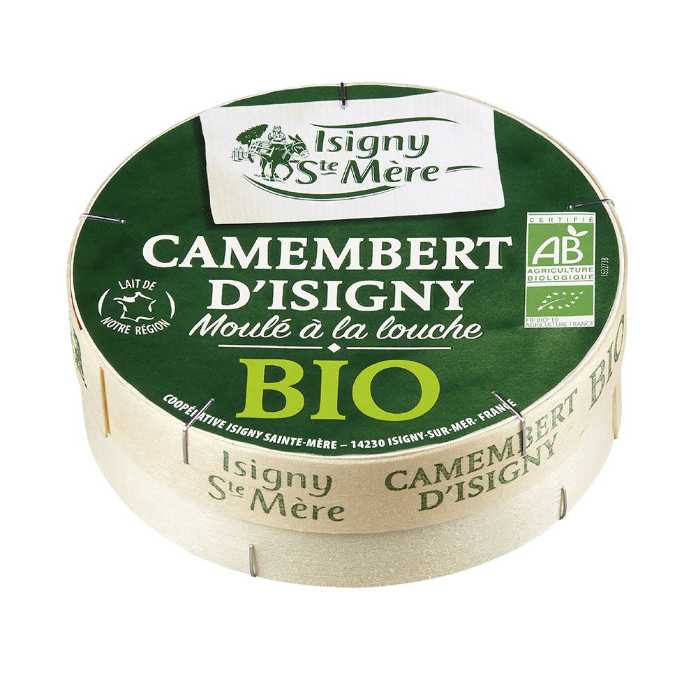 Käse Camembert d'Isigny Bio, im Stück
