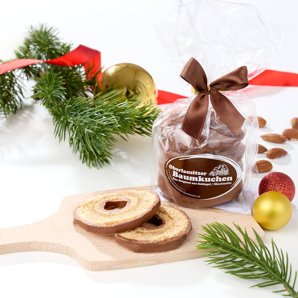 Oberlausitzer Mini-Baumkuchen mit Vollmilchschokolade