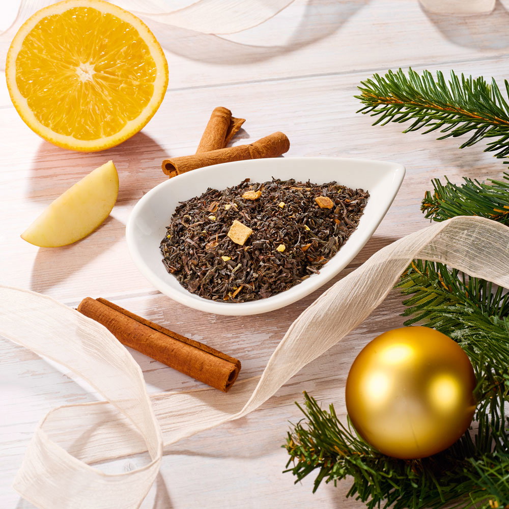 Schrader Schwarzer Tee Adventstee, aromatisiert