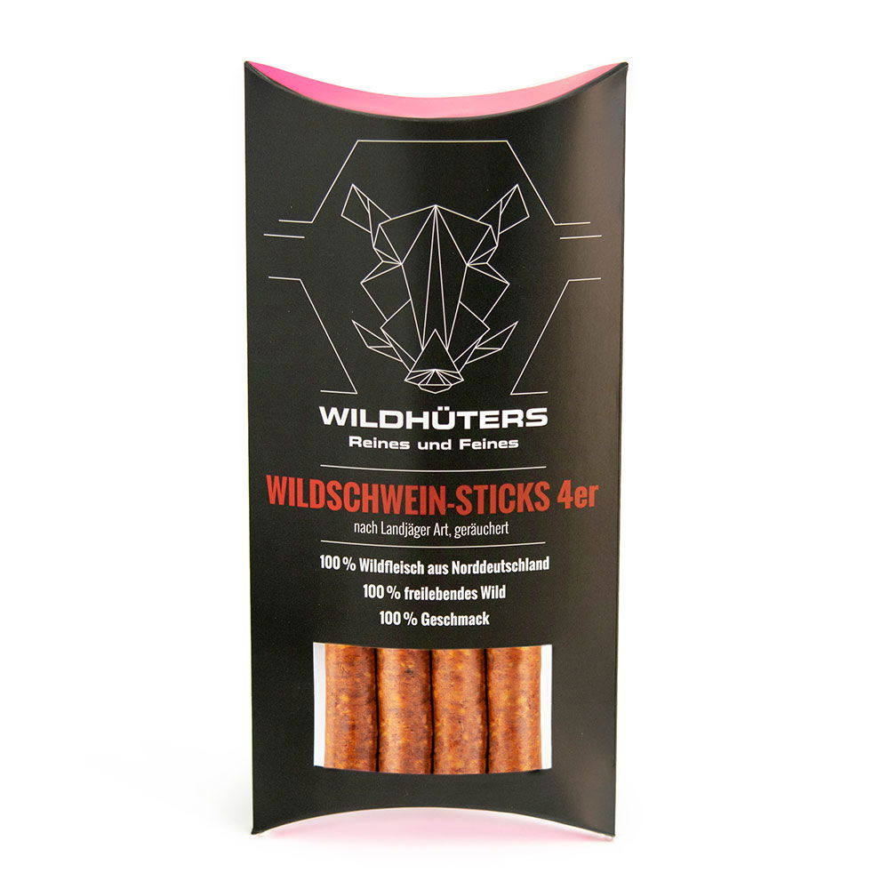 WILDHÜTERS Wildschwein-Sticks, 4 Stück