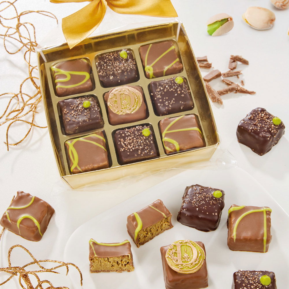 Pralinen mit Pistazien & Kadayif