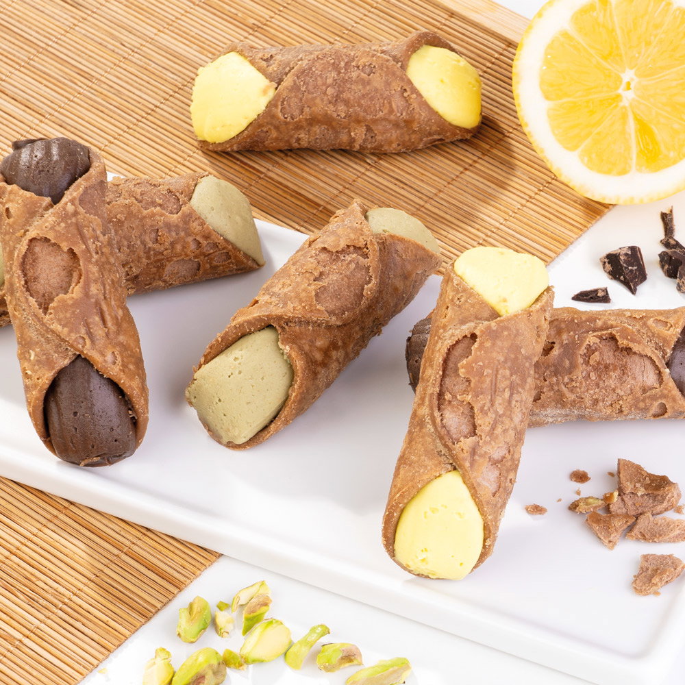 Dolci di Mamma Cannoli Gebäck-Röllchen