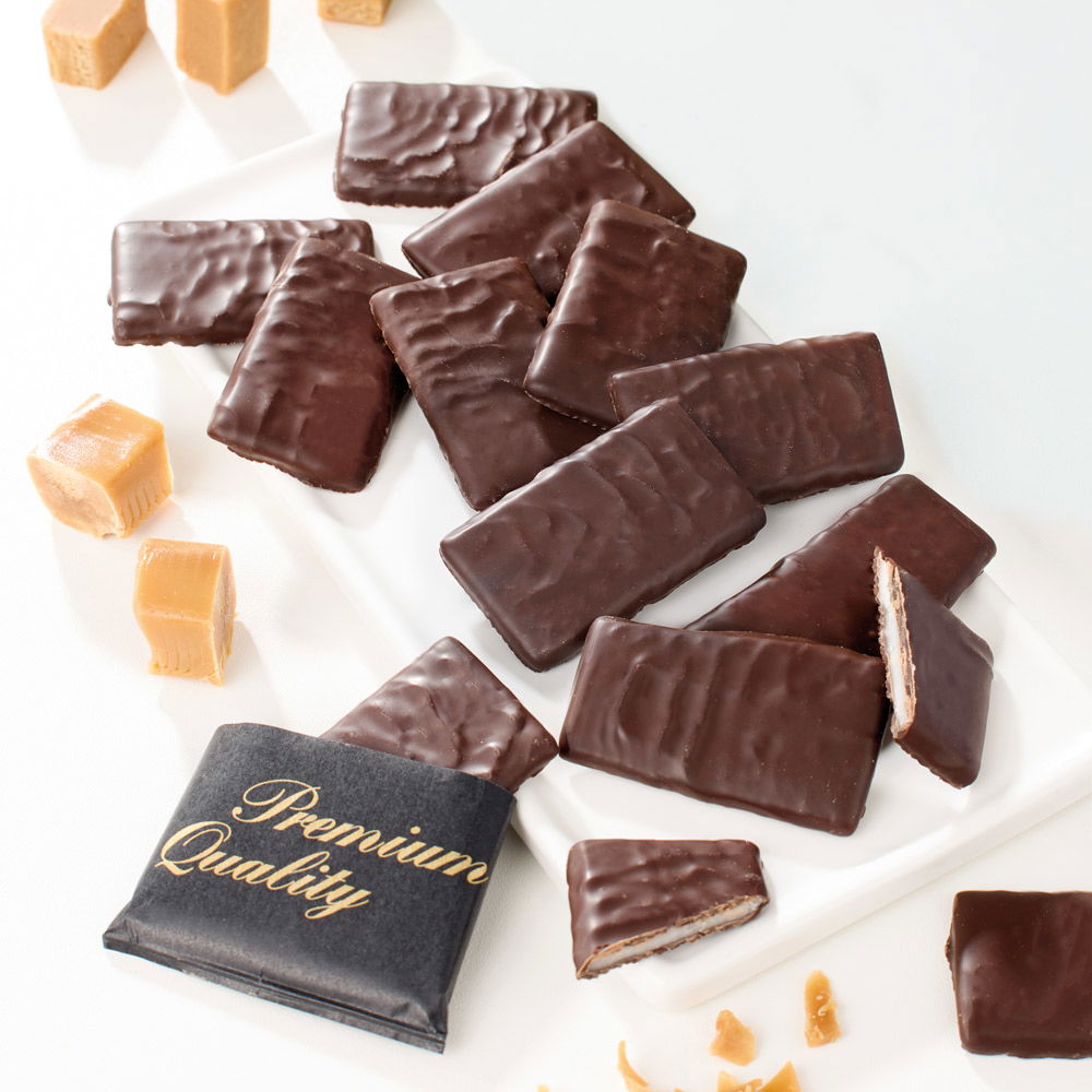 Royal Thins Salzige Karamellcreme-Täfelchen
