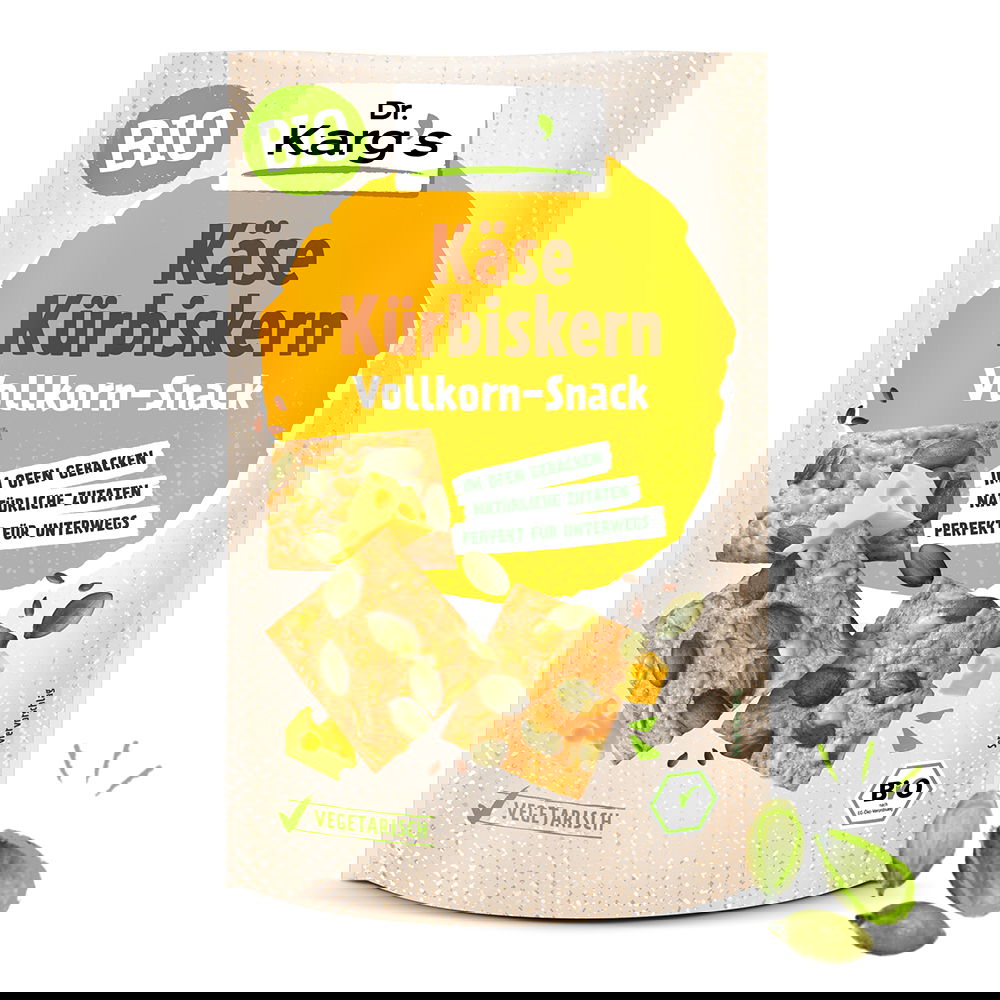 Dr. Karg's Käse Kürbiskern Vollkorn-Snack