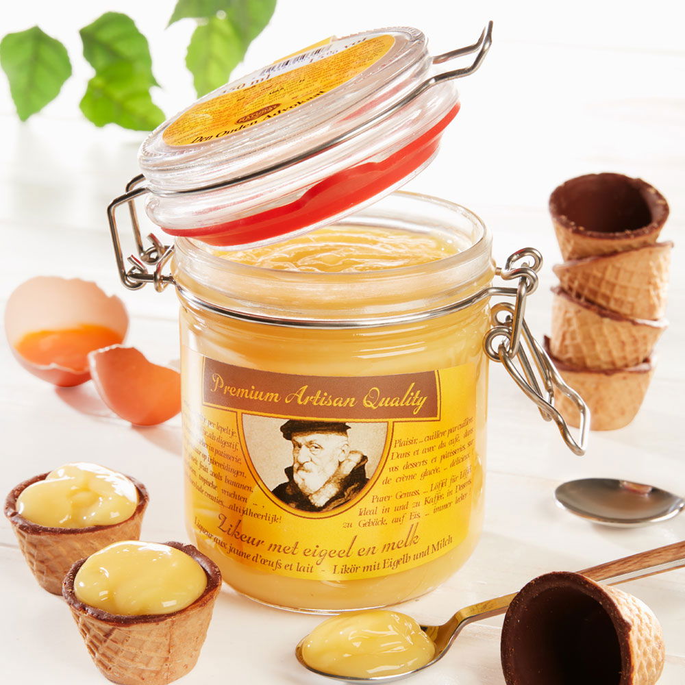 Belgischer Eierlikör zum Löffeln