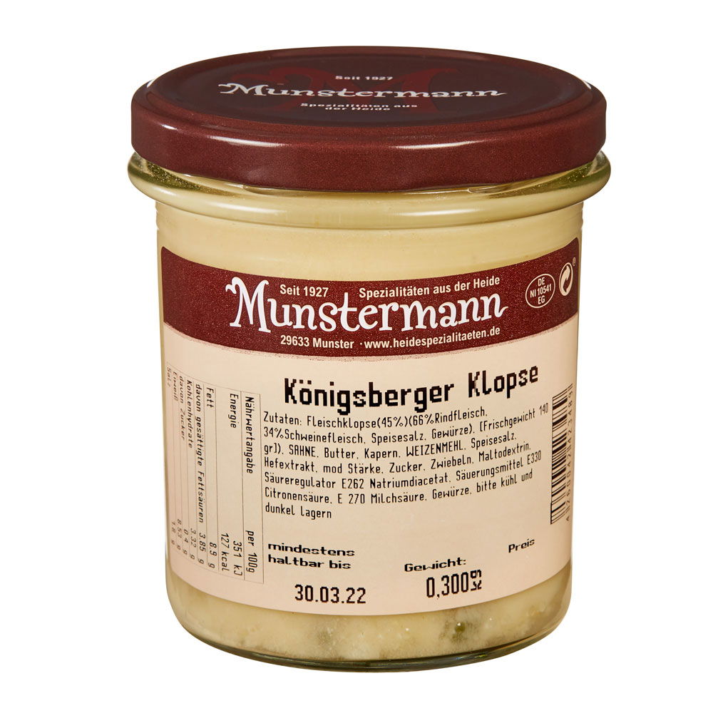 Hausgemachte Königsberger Klopse