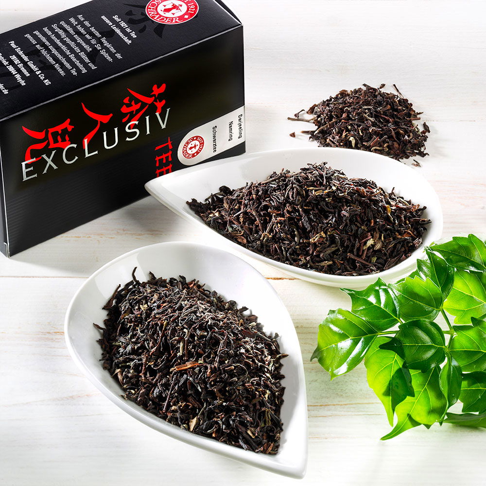 Schrader Schwarzer Tee Darjeeling Second Flush Namring FTGFOP1