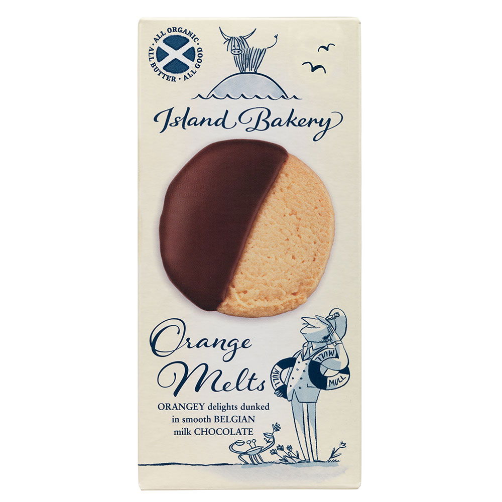 Island Bakery Buttergebäck Orange-Vollmilchschokolade Bio