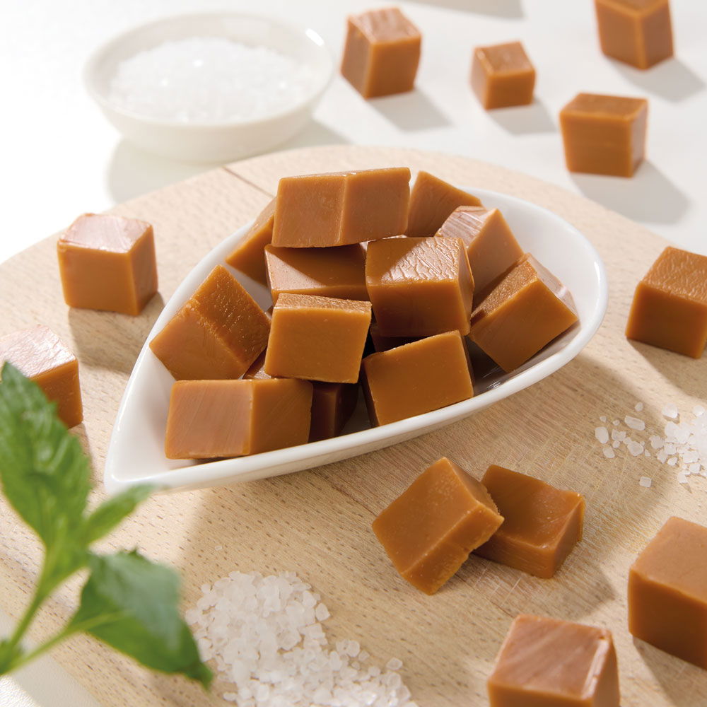 Weichkaramellen mit Butter und Salz