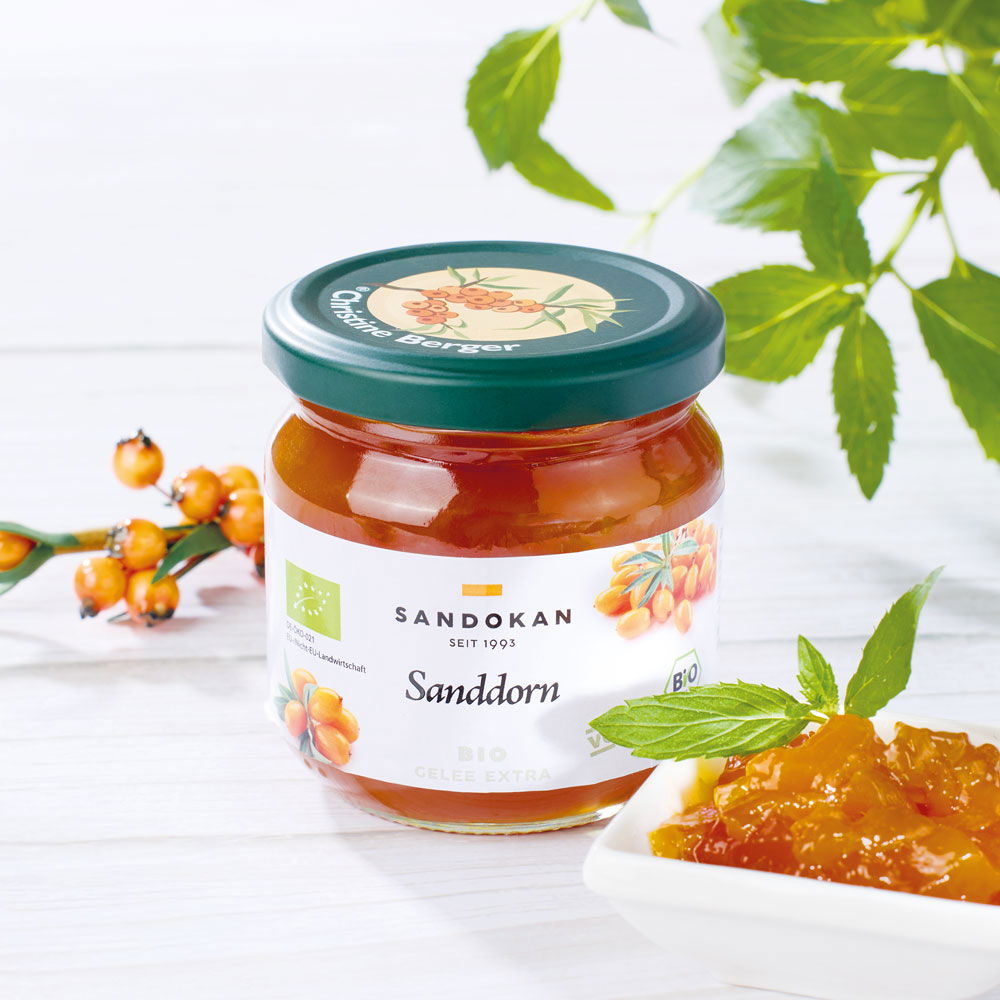 Sanddorn-Gelee extra Bio