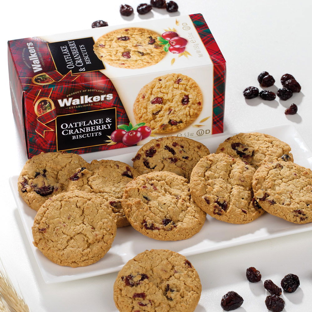 Walkers Biscuits Oatflake Cranberry