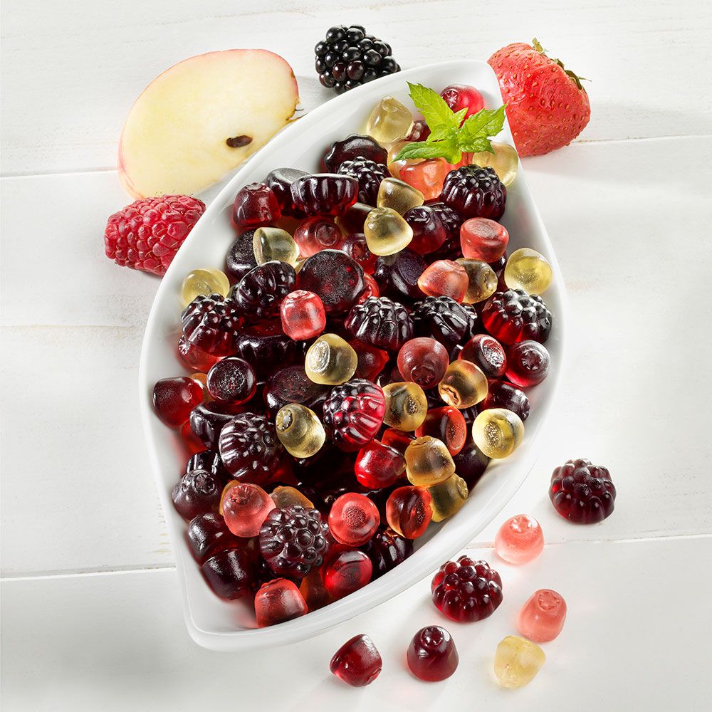 Schrader Fruchtgummi Fruchtsaft Waldfrüchte