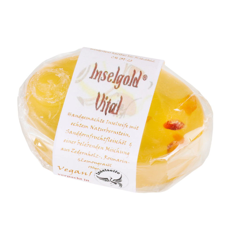 Inselseife Inselgold Seife mit echtem Bernstein