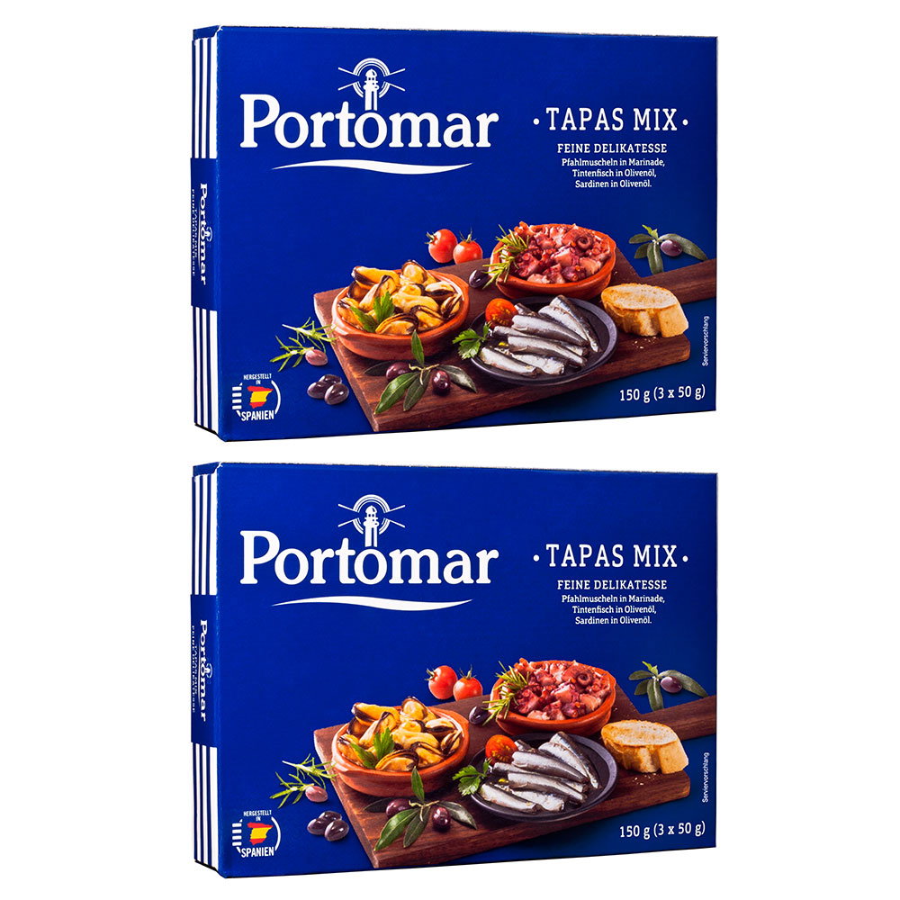 Portomar Tapas-Mix 3 Sorten 2er-Set