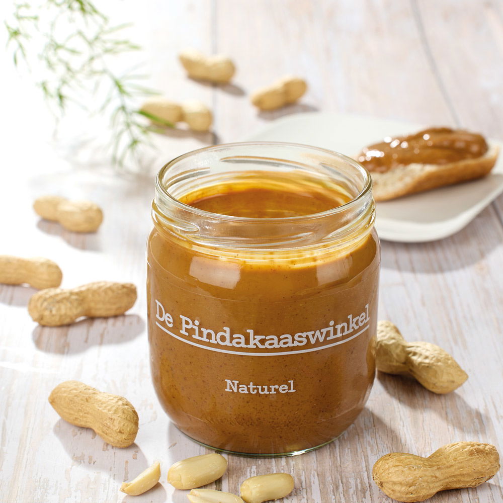 De Pindakaaswinkel Erdnussbutter Natur