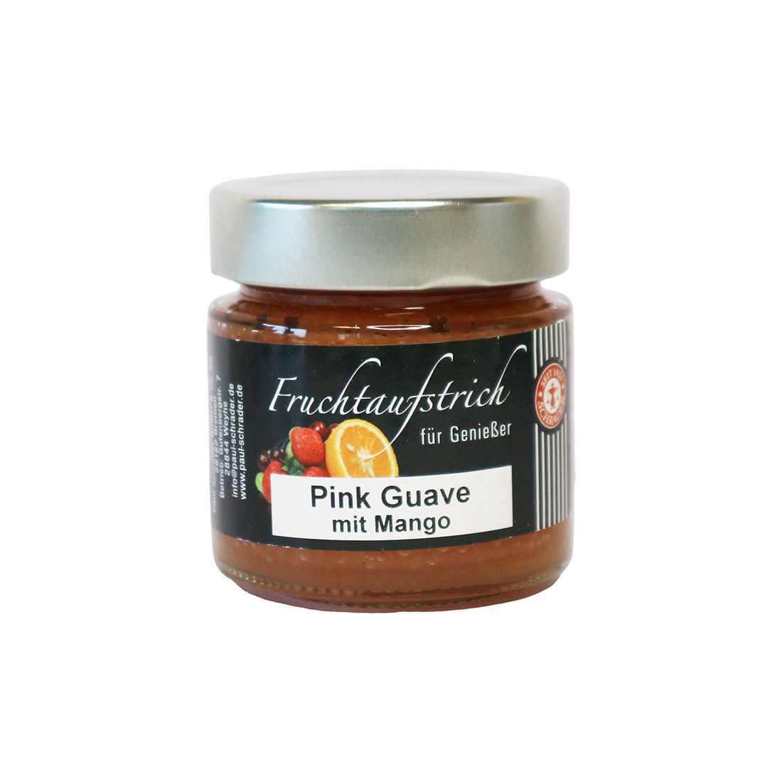 Schrader Fruchtaufstrich Pink Guave mit Mango
