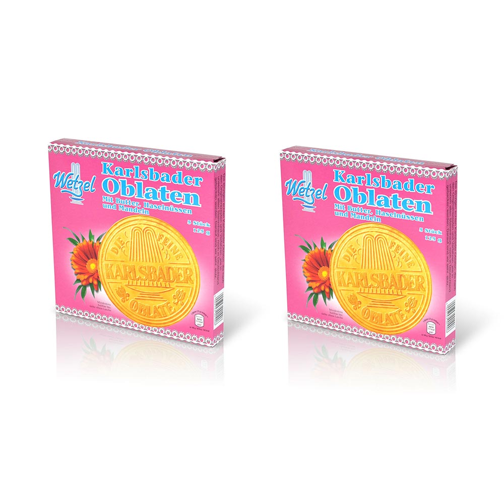Karlsbader Oblaten 2er-Set