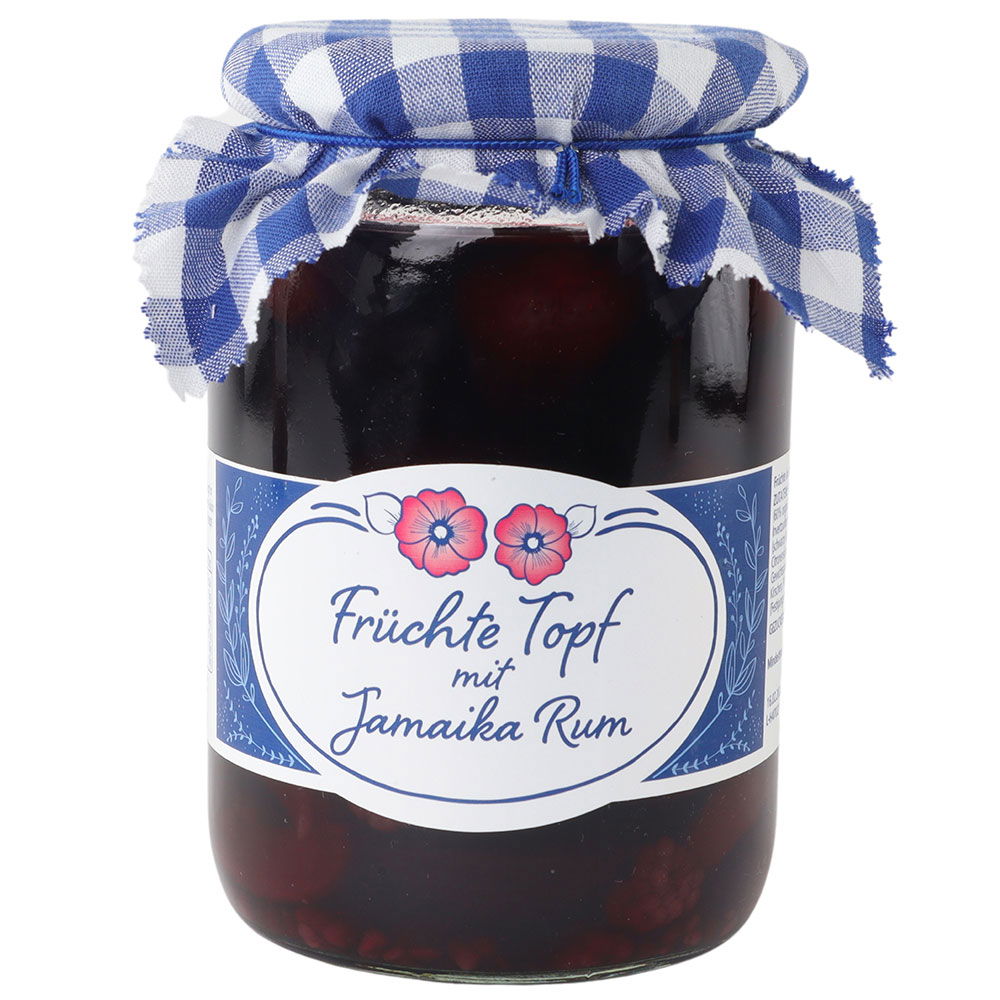Großer Früchtetopf mit Jamaika Rum