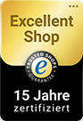 Trusted-Shops Excellent Shop Award 15 Jahre