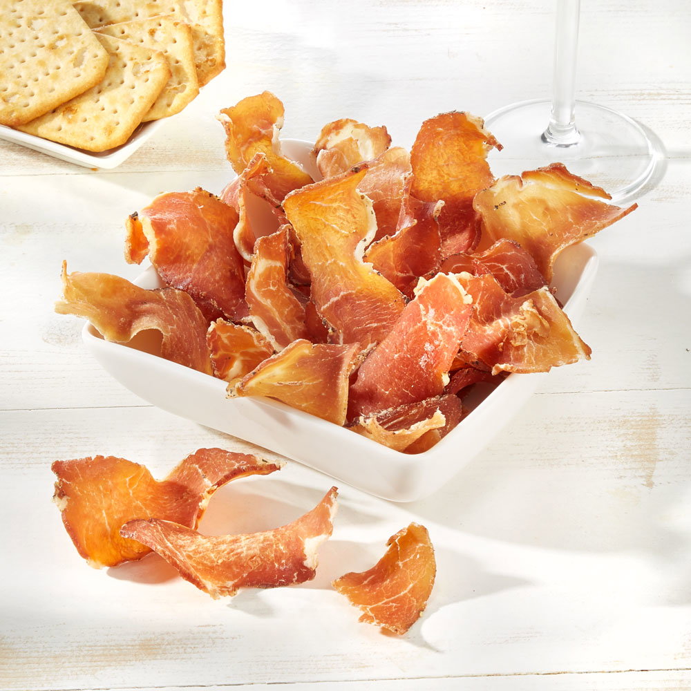 Luftgetrocknete Chips aus dem Rücken vom Aktivstall-Schwein 2er-Set