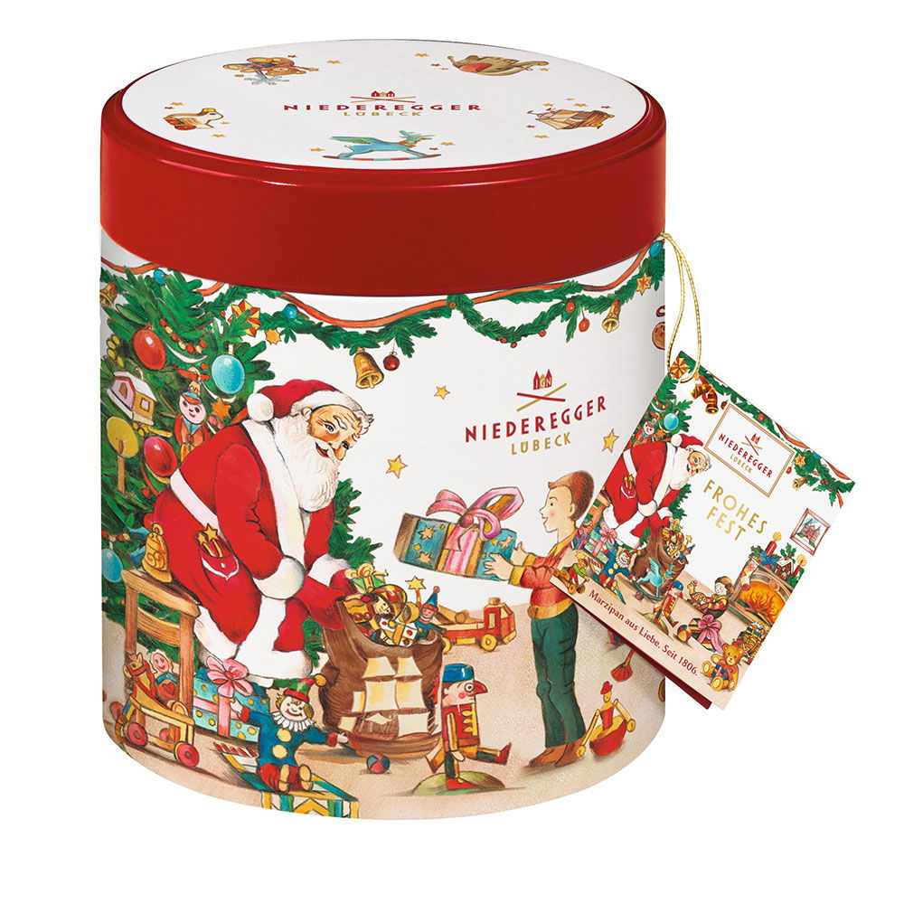 Niederegger Weihnachtsdose mit Marzipan Klassikern