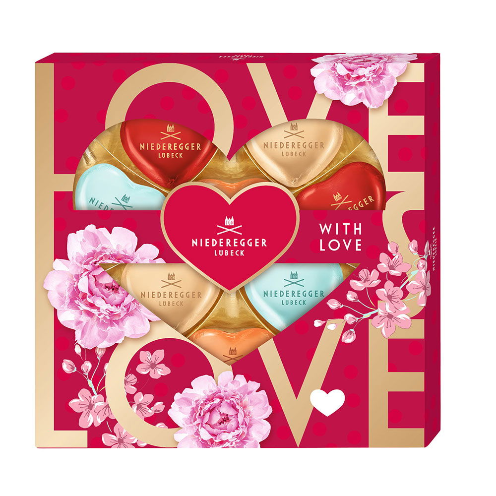 Niederegger Meisterselektion Herzen with Love