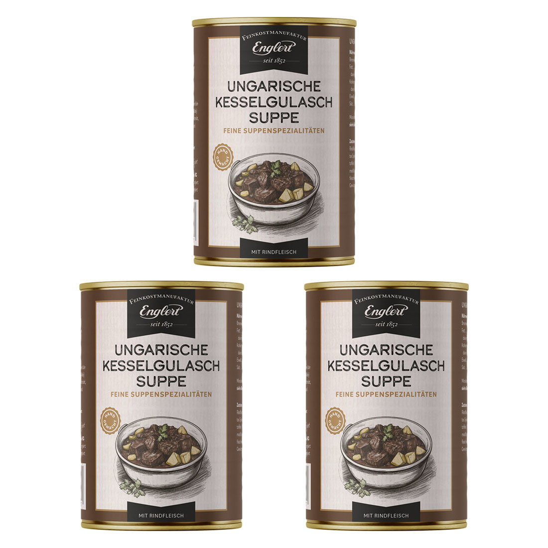 Ungarische Kesselgulaschsuppe 3er-Set