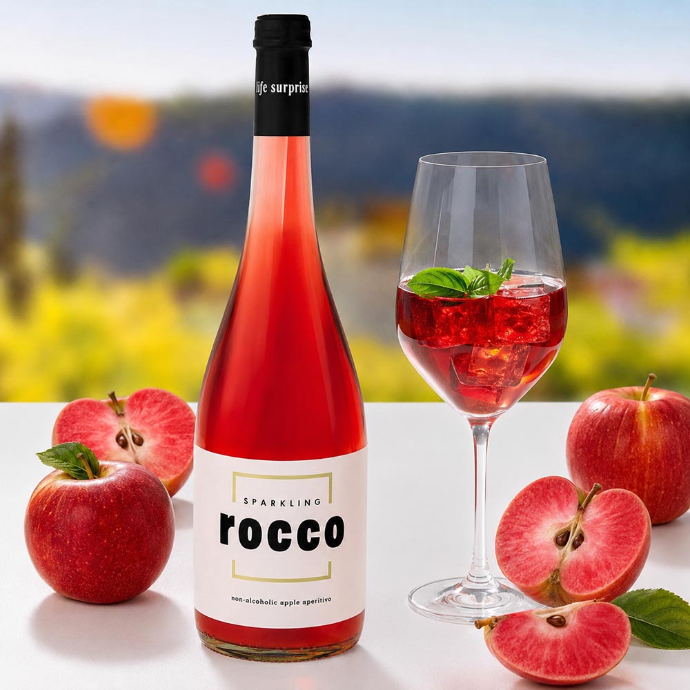 Sparkling Rocco - alkoholfreier Apfel-Aperitivo