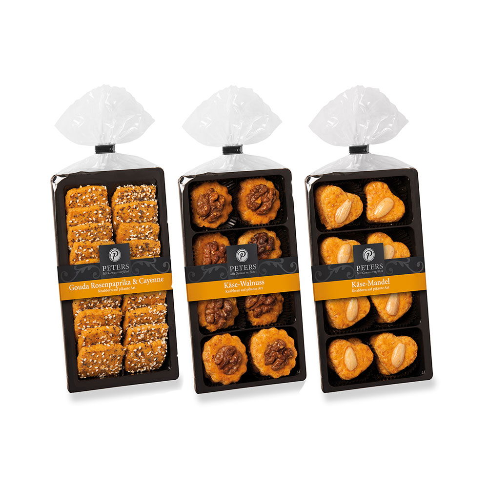 Käsegebäck Variationen 3er-Set