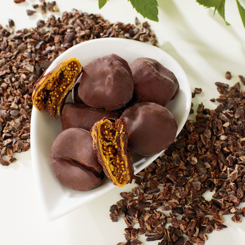 Schokolierte Feigen Bio