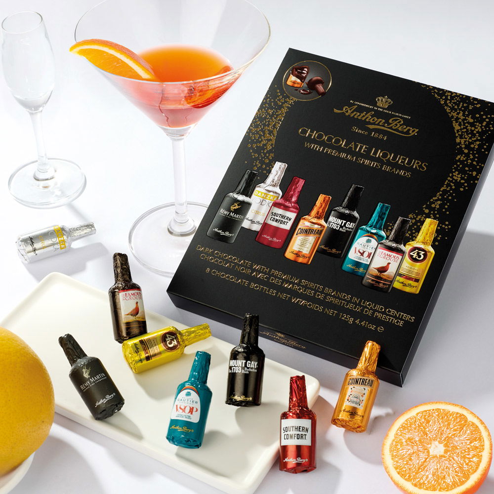 Anthon Berg Schokoladen Likör-Fläschchen