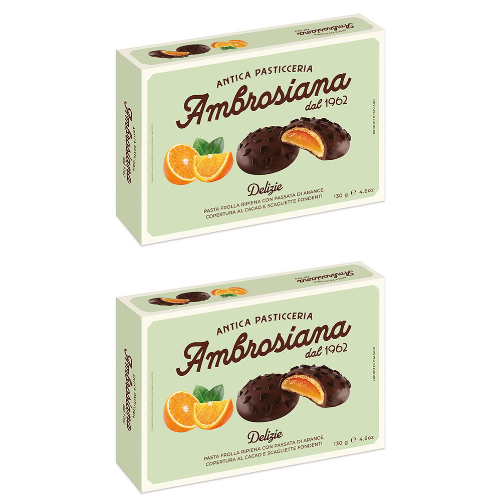Italienisches Gebäck mit Orangencreme 2er-Set