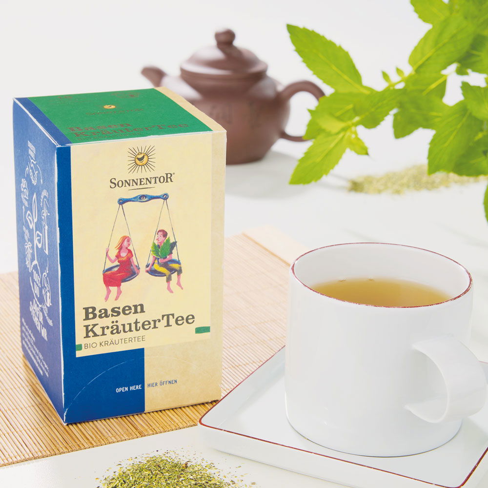 Teebeutel Basen Kräutertee Bio